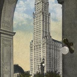 Vista of Woolworth Building...