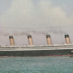 S.S. Olympic Entering New Y...