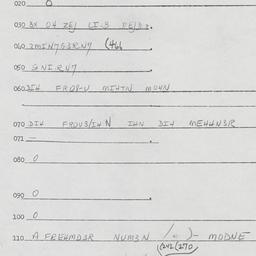 Eastern questionnaire, answ...