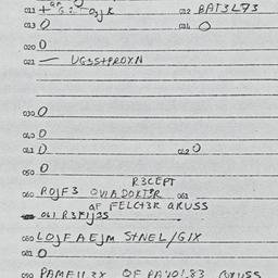 Eastern questionnaire, answ...