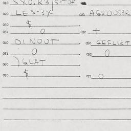 Eastern questionnaire, answ...