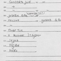 Eastern questionnaire, answ...