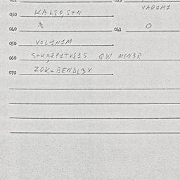Eastern questionnaire, answ...