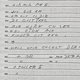 Eastern questionnaire, answ...
