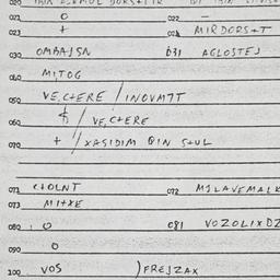 Eastern questionnaire, answ...