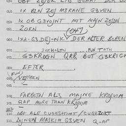 Eastern questionnaire, answ...