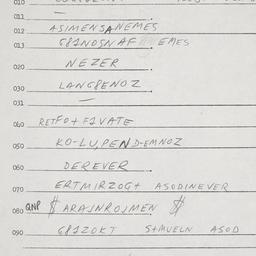 Eastern questionnaire, answ...