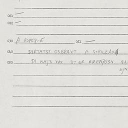 Eastern questionnaire, answ...