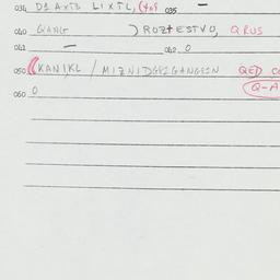 Eastern questionnaire, answ...