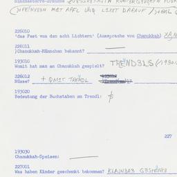 Western questionnaire, answ...