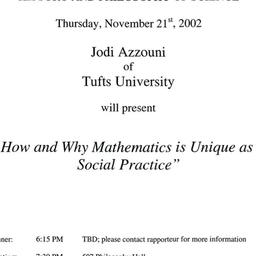Announcements, 2002-11-02. ...