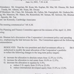 Investment Committee Meetin...