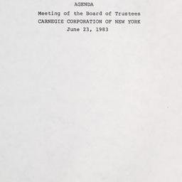 Meeting of the Board of Tru...