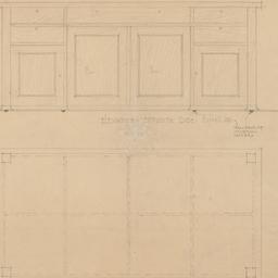 Work table elevations, plan