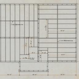 First floor joist plan
