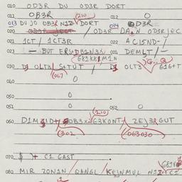Eastern questionnaire, answ...