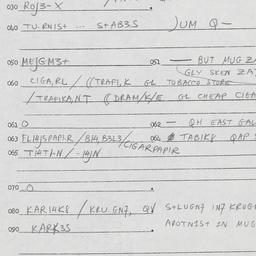 Eastern questionnaire, answ...