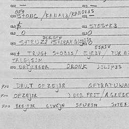 Eastern questionnaire, answ...