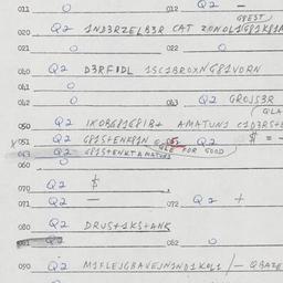 Eastern questionnaire, answ...