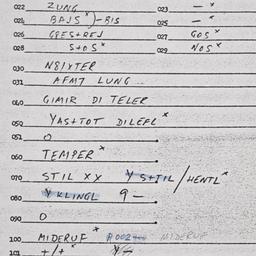Eastern questionnaire, answ...