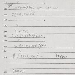 Eastern questionnaire, answ...