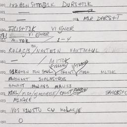 Eastern questionnaire, answ...