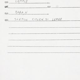 Eastern questionnaire, answ...
