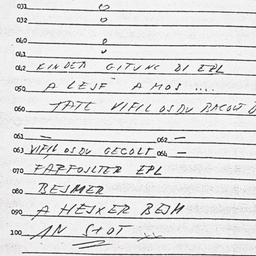 Eastern questionnaire, answ...