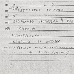 Eastern questionnaire, answ...