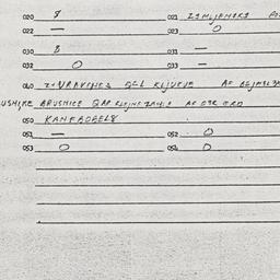 Eastern questionnaire, answ...
