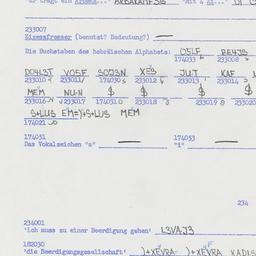 Western questionnaire, answ...