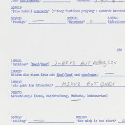 Western questionnaire, answ...
