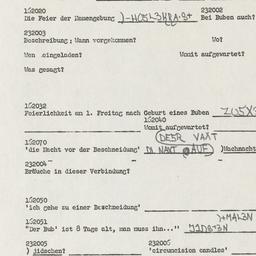 Western questionnaire, answ...