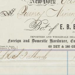 E. B. Brown & White. Bi...