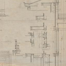 Wall section, framing details