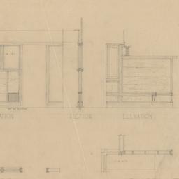 Dining nook partition details