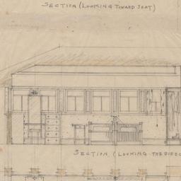 Bedroom sections, plan
