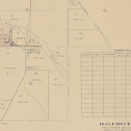 Sketch plan on plot survey