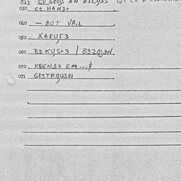 Eastern questionnaire, answ...