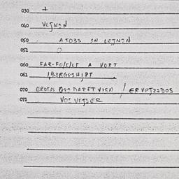 Eastern questionnaire, answ...