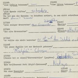 Western questionnaire, answ...
