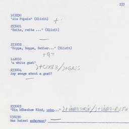 Western questionnaire, answ...