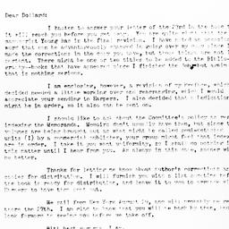 Letter from Melville J. Her...