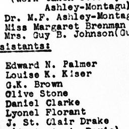 List of Guy B. Johnson'...
