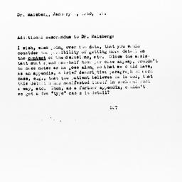 Memorandum from Dorothy Swa...