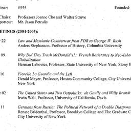 Schedules, Twentieth-Centur...