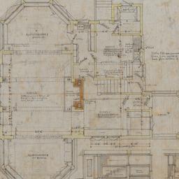First floor plan, interior ...