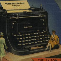 The 14-ton Giant Underwood ...