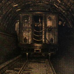 The First Train through the...