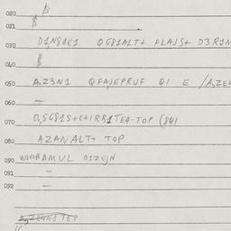 Eastern questionnaire, answ...